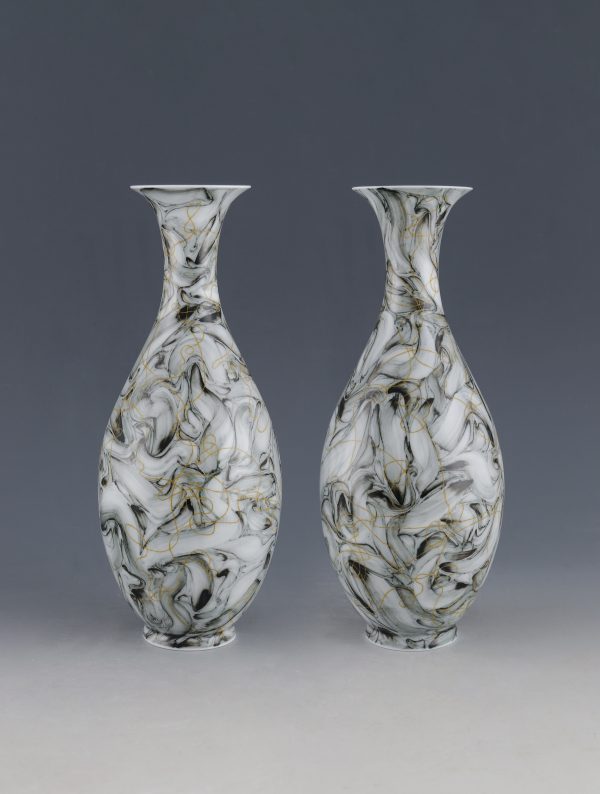 39 《维度2022-6》对瓶 - “Dimension 2022-6” Paired Vase